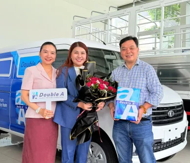 TẬP ĐOÀN GIẤY DOUBLE THƯỞNG XE TẢI CHO CTY