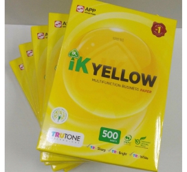 GIẤY A4 IK YELLOW_70GSM